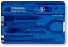 Victorinox Swiss Card Classic Werkzeug-Karte - blau transparent