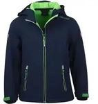 Trollkids Jungen Trollfjord Softshelljacke - 98 - navy/light green