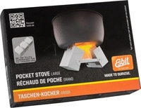 Esbit 00289000, Esbit Taschenkocher-Set gro&szlig; inkl. Brennstoff (12 x 14 g)
