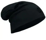 Buff Merino Wool Thermal Hat Slouchy - STK - SCHWARZ