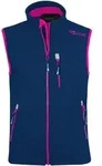 Trollkids Kinder Trollfjord Softshellweste - 110 - navy/magenta