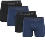 HUMMEL hmlMARSTON 4-PACK BOXERS black/insigina blue S