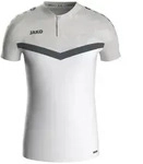 Jako Polo Iconic wei&szlig;/soft grey/anthra light S