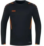 Jako Sweat Challenge schwarz/neonorange 116
