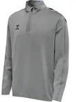 HUMMEL hmlCORE XK HALF ZIP POLY SWEAT grey melange S