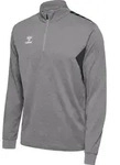 HUMMEL hmlAUTHENTIC HALF ZIP SWEAT grey melange S