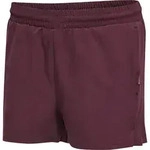 HUMMEL hmlMOVE GRID WOVEN SHORTS WOMAN grape wine XL