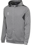 HUMMEL hmlAUTHENTIC PL ZIP HOODIE grey melange S