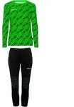 Uhlsport Progressive Torwart Set Junior fluo gr&uuml;n/schwarz 128