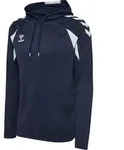 HUMMEL hmlCORE 2.0 HOODIE MARINE/WHITE 2XL