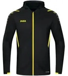 Jako Trainingsjacke Challenge mit Kapuze schwarz/citro L