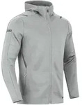 Jako Freizeitjacke Challenge mit Kapuze hellgrau meliert/anthra light XXL