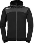 Kempa Emotion 2.0 Kapuzenjacke Schwarz/anthra XXXL