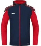 Jako Kapuzenjacke Performance marine/rot 128