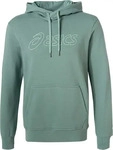 ASICS Herren Hoodie blau Baumwolle unifarben