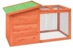 VidaXL Kaninchenstall 100,5x54x55cm (L x B x H) naturfarben