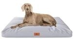 Knuffelwuff Hundekissen Gatsby aus Oxford-Gewebe grau M-L