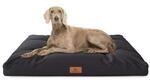 Knuffelwuff Hundekissen Gatsby aus Oxford-Gewebe schwarz M-L