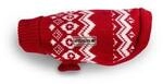 Wolters Strickpullover Norweger Mops & Co. Hundezubeh&ouml;r wei&szlig;/ rot 30 cm