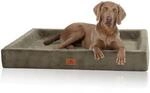Knuffelwuff orthop&auml;disches Hundebett aus Cord mit Handwebcharakter Santiago...