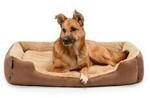 Lionto Hundebett mit Wendekissen braun XL