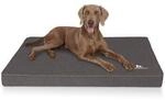 Knuffelwuff Orthop&auml;dische Hundematte Nantucket aus Velours mit Handwebcharakter