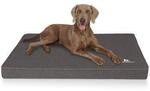 Knuffelwuff Orthop&auml;dische Hundematte Nantucket aus Velours mit Handwebcharakter