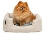 Lionto Hundebett mit Wendekissen meliert S