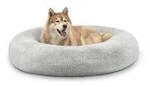 Lionto Donutbett hellgrau XXXXL