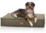 Knuffelwuff Hundekissen Lesedi aus Cord mit Handwebcharakter khaki XXL