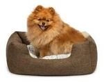 Lionto Hundebett mit Wendekissen meliert S