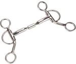 Equinate Westerngebiss Billy Allen Bit mit Shanks Edelstahl 14,5 cm