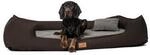 Tierlando &reg; Nonplusultra LINUS orthop&auml;disches Hundebett Visco PLUS Kunstleder braun
