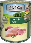 MAC's Nassfutter Katze Adult Lamm und Pute 6x400 g 2,4 kg, Grundpreis: &euro; 5,20 /
