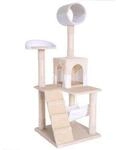 Lionto Kratzbaum, H&ouml;he 133 cm wei&szlig;/ beige