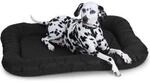 Knuffelwuff Wasserfestes In und Outdoor Hundebett Lucky aus Nylongewebe schwarz...