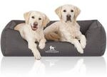 Knuffelwuff Orthop&auml;disches Wasserabweisendes Hundebett Leon aus Velours mit
