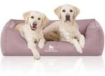 Knuffelwuff Orthop&auml;disches Wasserabweisendes Hundebett Leon aus Velours mit