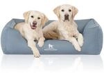 Knuffelwuff Orthop&auml;disches Wasserabweisendes Hundebett Leon aus Velours mit