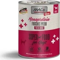 MAC's Nassfutter Hund Monoprotein Adult Pferd 6x800 g 4,8 kg, Grundpreis: &euro; 7,81