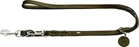 Hunter Verstellbare F&uuml;hrleine Solid Education oliv 1,8 cm, 2,5 m