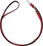 Hunter Verstellbare F&uuml;hrleine Neopren rot/ schwarz 1 cm, 2 m