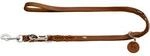 Hunter Verstellbare F&uuml;hrleine Solid Education cognac 1,8 cm, 2,5 m