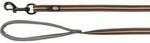 Trixie Fusion Schleppleine, gummiert schwarz/ orange 1 m
