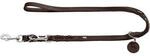 Hunter Verstellbare F&uuml;hrleine Solid Education dunkelbraun 1,3 cm, 2,5 m