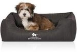Knuffelwuff Orthop&auml;disches Hundebett Tampa aus laser-gestepptem Kunstleder...