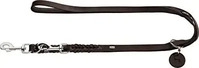 Hunter Verstellbare F&uuml;hrleine Solid Education dunkelbraun 1,8 cm, 2 m