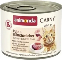 animonda Carny Nassfutter Katze Adult Pute und H&uuml;hnchenleber 6x200 g 1,2 kg,