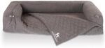 Knuffelwuff orthop&auml;disches 2in1 Sofaschutz Hundebett Yona grau XL