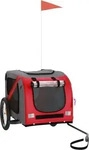 VidaXL Fahrradanh&auml;nger Hund 133,5 x 69 x 73,5 cm (L x B x H) rot